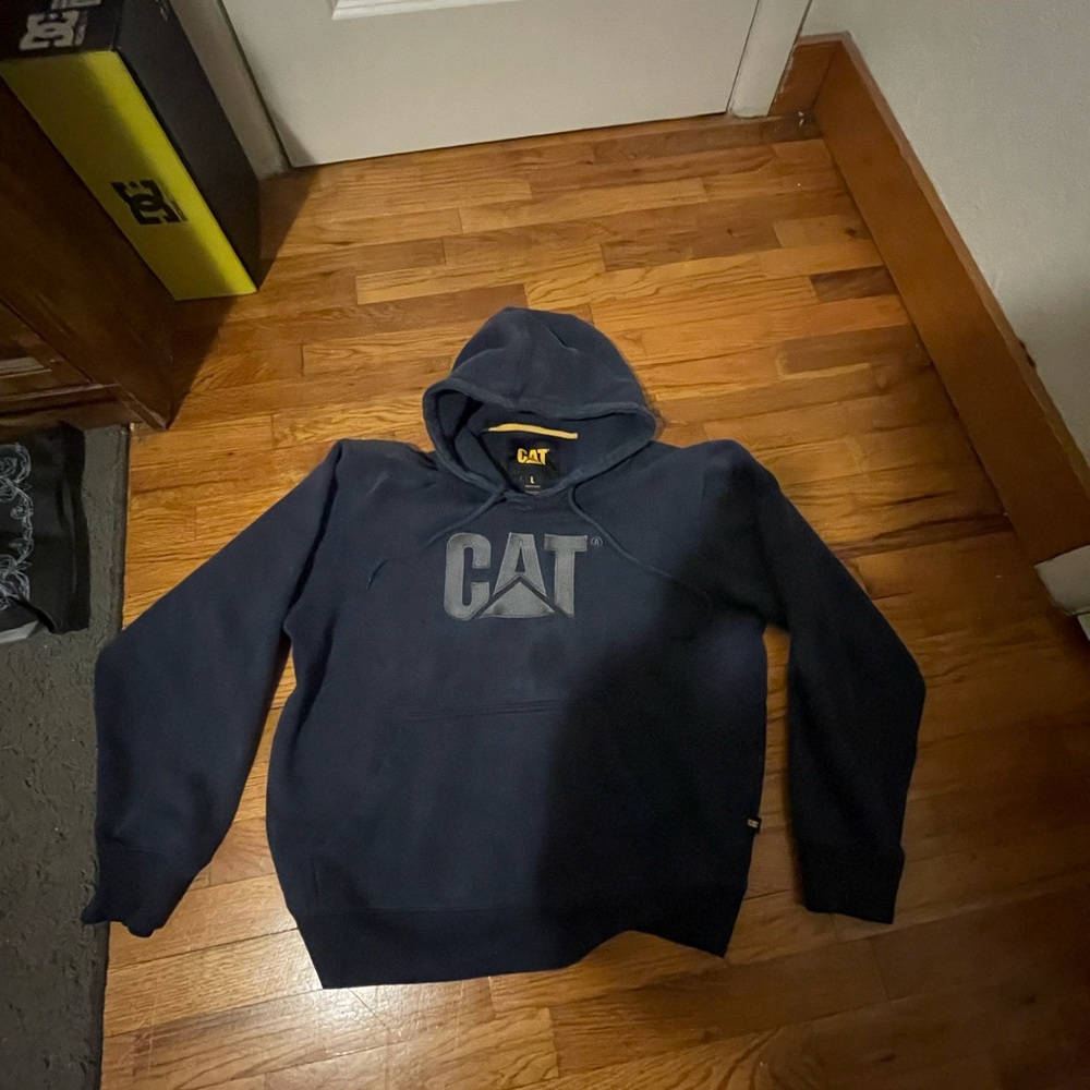 CAT Men's Navy Hoodie